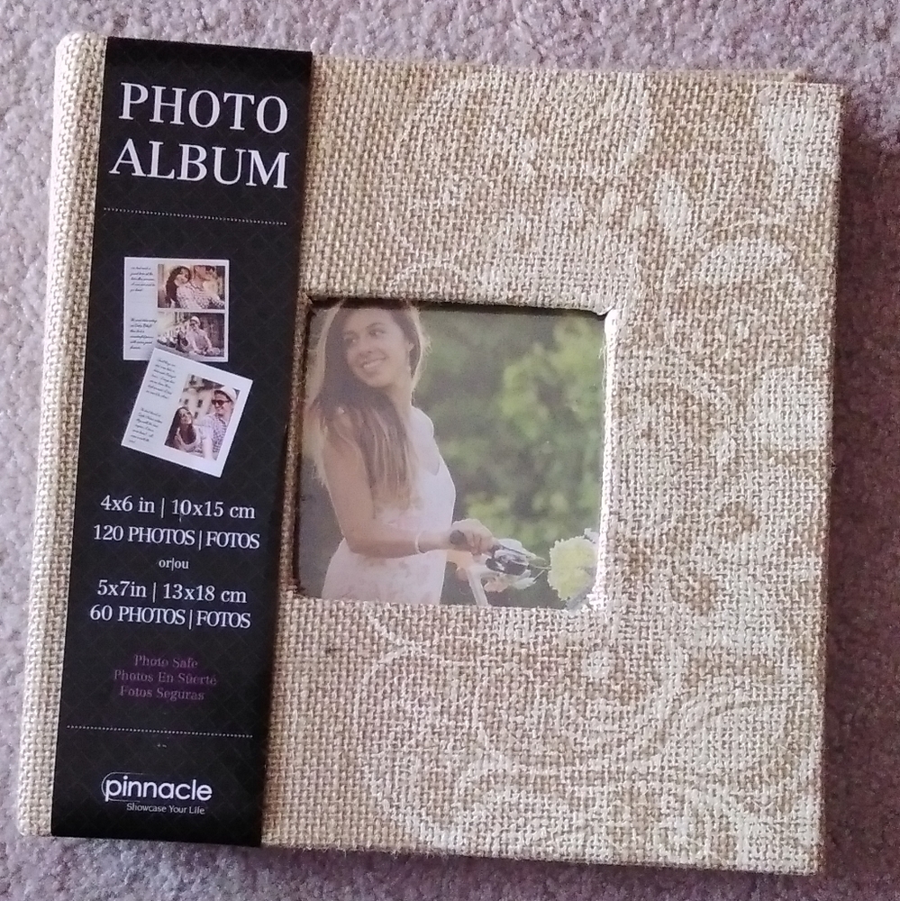 New Burlap Photo Album